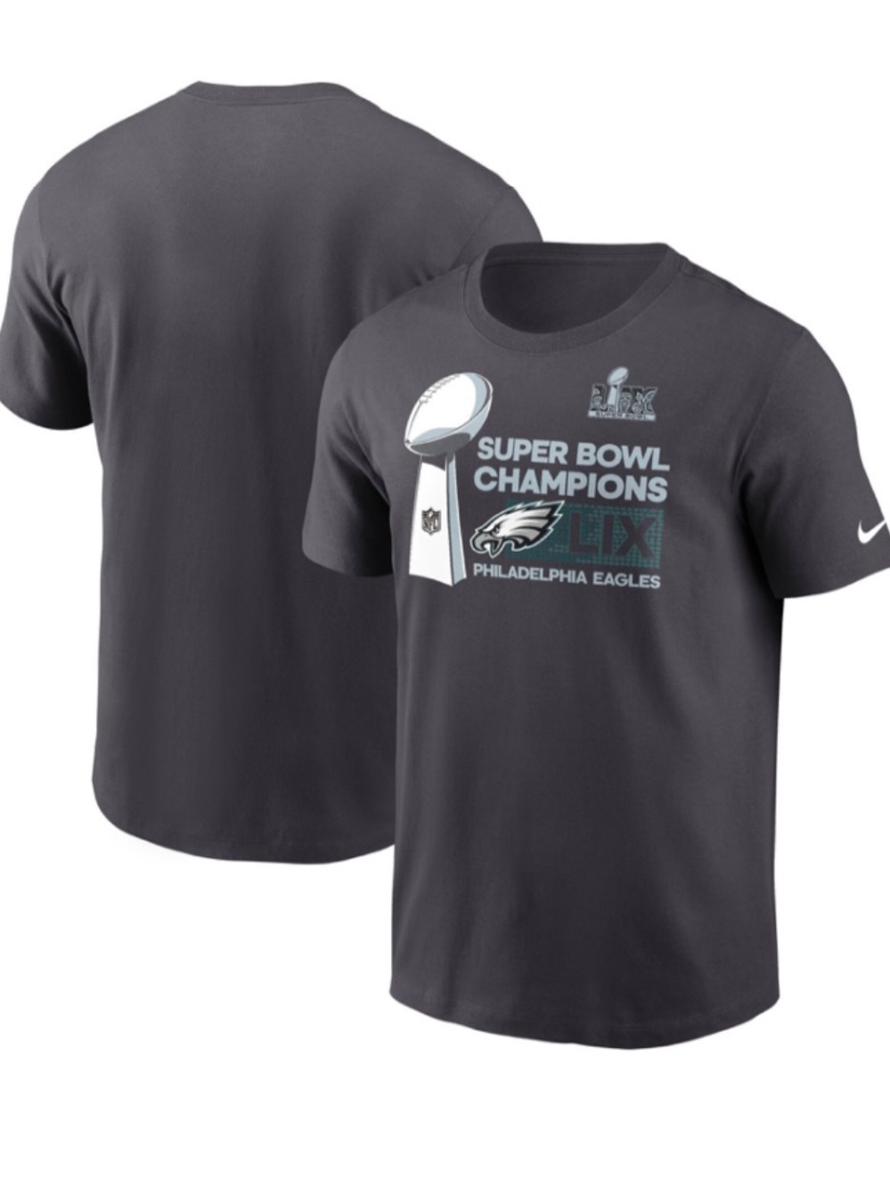 Men's Nike Philadelphia Eagles Super Bowl Champions T-Shirt Size Medium